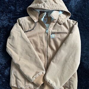 Carhartt Tan Detachable Hood Jacket